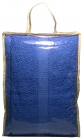 Полотенце банное синее 70*140 см в подарочной упаковке